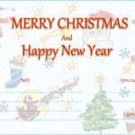 Duel Festive Christmas Gift Certificate Template inside Homemade Christmas Gift Certificates Templates