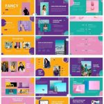 Fancy - Colorful Powerpoint Template » Avaxgfx - All Downloads That You pertaining to Fancy Powerpoint Templates