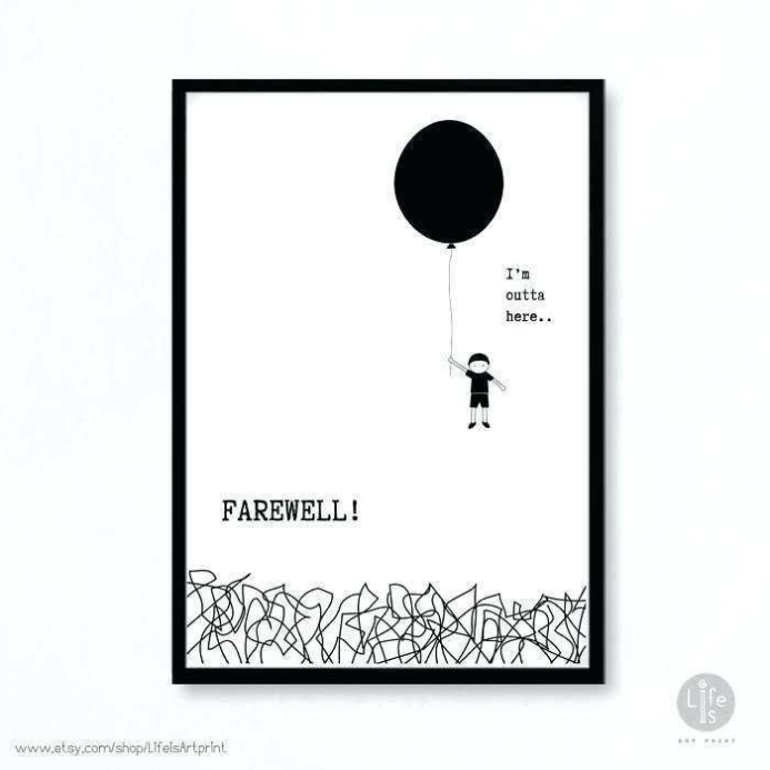 Farewell Card Printable That Are Punchy | Perkins Website In Goodbye Card Template