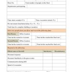 Fire Evacuation Drill Report Template - Templates Example | Templates with Emergency Drill Report Template
