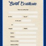 Format Fake Birth Certificate Maker Bd / 15 Birth Certificate Templates for Birth Certificate Fake Template