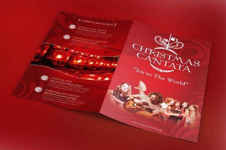 Free 22+ Christmas Brochure Templates In Publisher | Word | Photoshop With Christmas Brochure Templates Free