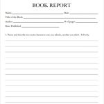 Free 9+ Book Report Templates In Google Docs | Ms Word | Apple Pages | Pdf pertaining to Book Report Template 3Rd Grade