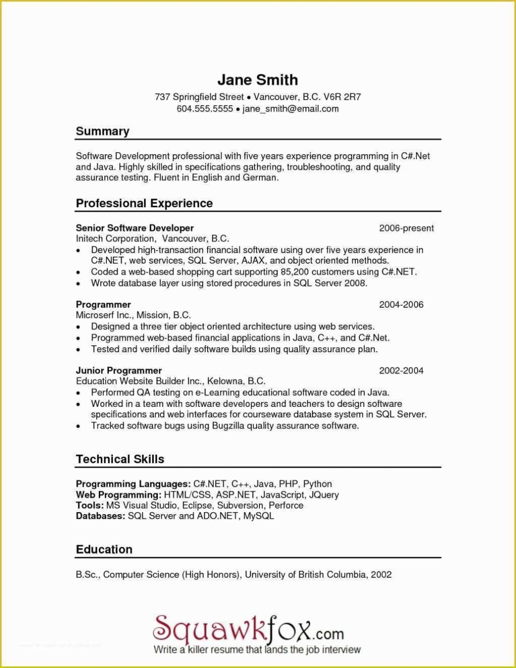 Free Combination Resume Template Word Of Bination Resume Template 9 Intended For Combination Resume Template Word