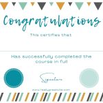 Free, Custom Printable Certificate Of Completion Templates | Canva with Class Completion Certificate Template