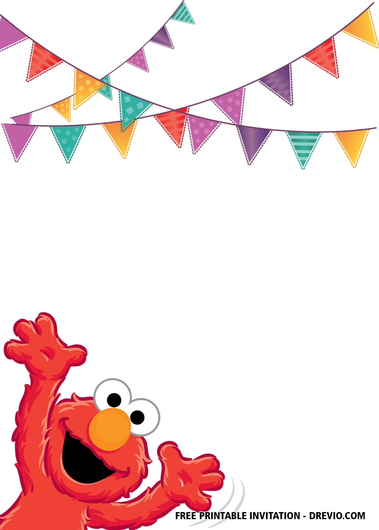 Free Elmo Birthday Invitation Templates | Download Hundreds Free Intended For Elmo Birthday Card Template