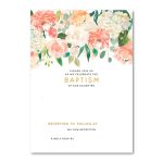 Free Floral Baptism Invitation Template | Dolanpedia inside Baptism Invitation Card Template
