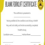 Free Forklift Certificate Template - Collection Letter Template throughout Forklift Certification Template