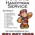 Free Handyman Flyer Templates - Cards Design Templates in Advertising Card Template