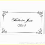 Free Place Card Template Word Of Tent Card Template intended for Free Place Card Templates Download