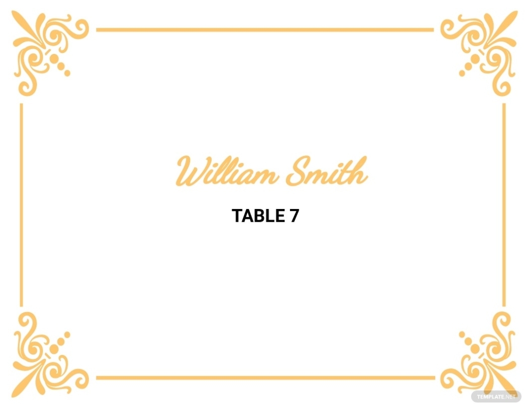 Free Place Card Templates 6 Per Page - Sampletemplatess - Sampletemplatess Regarding Place Card Template 6 Per Sheet