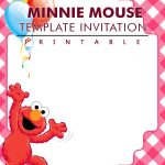(Free Printable) - Happy Elmo Birthday Invitation Templates | Download pertaining to Elmo Birthday Card Template