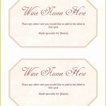 Free Printable Label Templates Of Wine Label Template Make Your Own Wine Labels inside Blank Wine Label Template