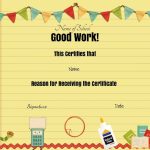 Free School Certificates &amp; Awards intended for Good Job Certificate Template