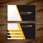 Free Vector | Modern Business Card Template for Template For Calling Card