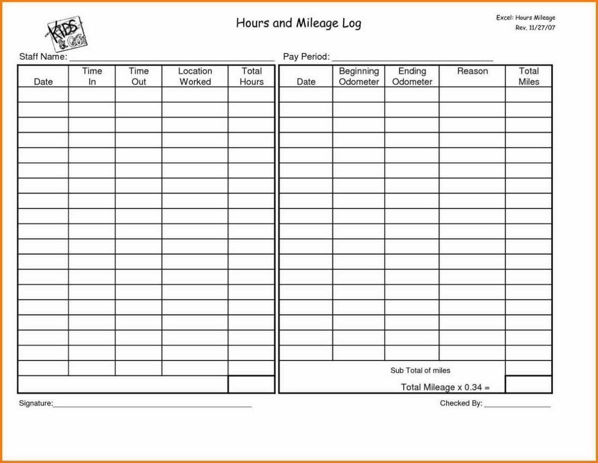 Fuel Log Excel Spreadsheet — Db Excel With Gas Mileage Expense Report Template