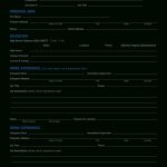 Generic Fillable Employment Application | Templates At Allbusinesstemplates intended for Job Application Template Word Document