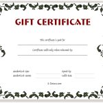 Gift Certificate Template (Floral Design) - Dotxes intended for Company Gift Certificate Template