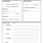 High School Student Report Card Template for High School Student Report Card Template