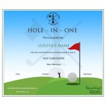 Hole In One Certificate Template | Williamson-Ga throughout Golf Certificate Templates For Word