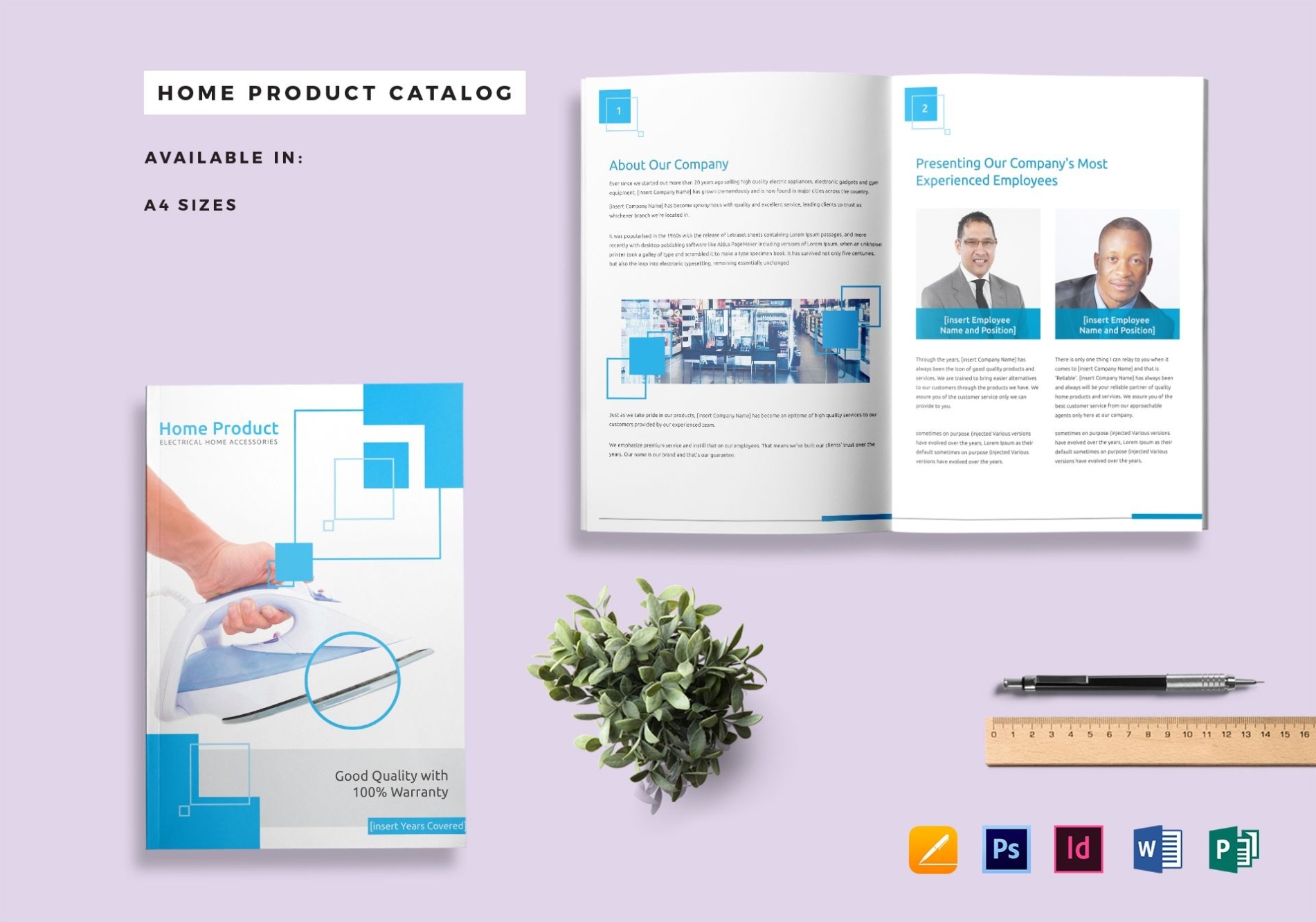 Home Product Catalog Template In Psd, Word, Publisher, Indesign, Apple With Catalogue Word Template