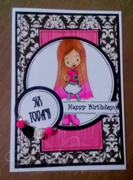 Jessidee Handmade: Tiddly Inks - Monster High Inspired Birthday Card Inside Monster High Birthday Card Template