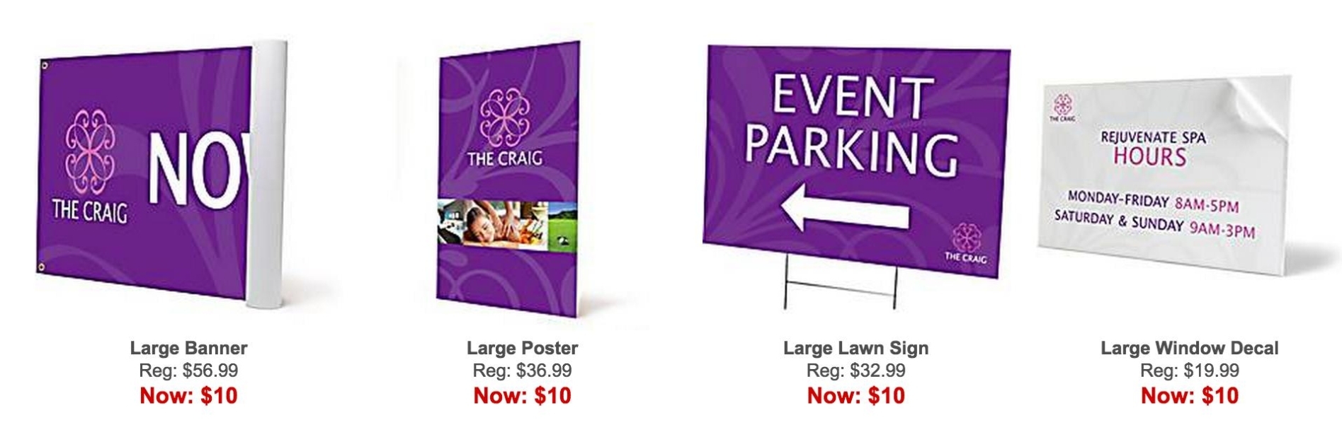 Large Banners, Posters And Signs For $10 At Staples - Ship Saves Throughout Staples Banner Template