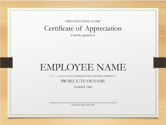 Large Printable Word Doc Years Of Service Award Years Of Service Certificate 2 | Certificate Within Certificate For Years Of Service Template