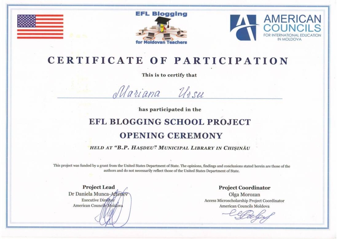 "Let'S Study English Together." - My Certificates And Awards Throughout International Conference Certificate Templates