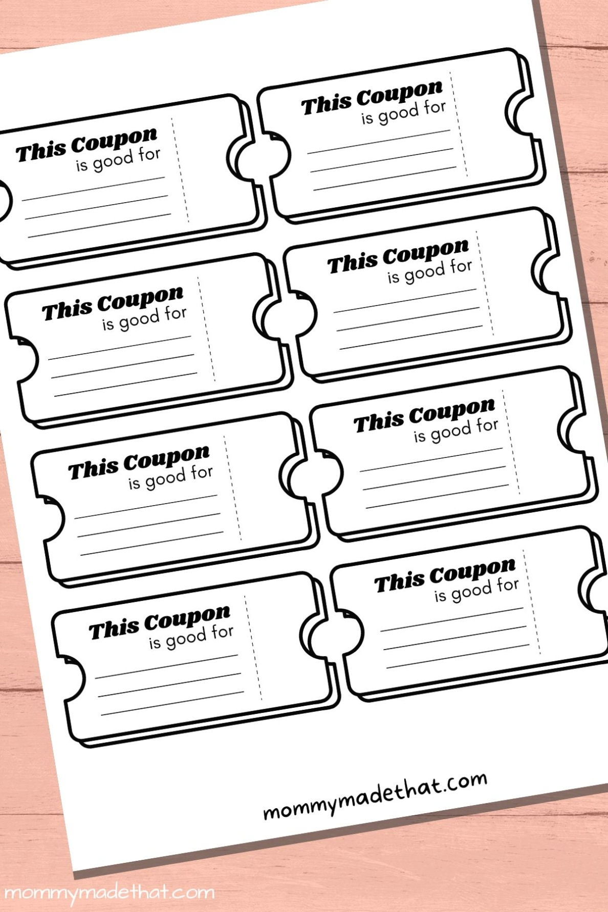 Lots Of Blank Coupon Templates (Free Printables!) Within Blank Coupon Template Printable