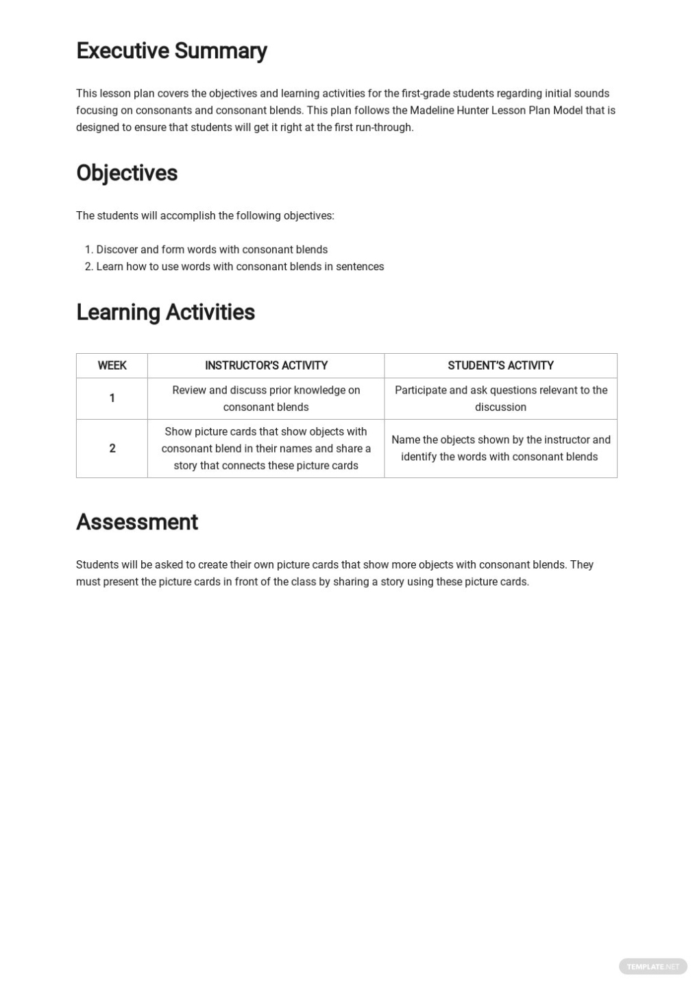 Madeline Hunter Model Lesson Plan Template - Google Docs, Word, Apple Throughout Madeline Hunter Lesson Plan Template Word