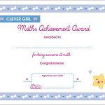 Maths Achievement Printable Award Certificate - Lottie Dolls within Certificate Of Achievement Template For Kids