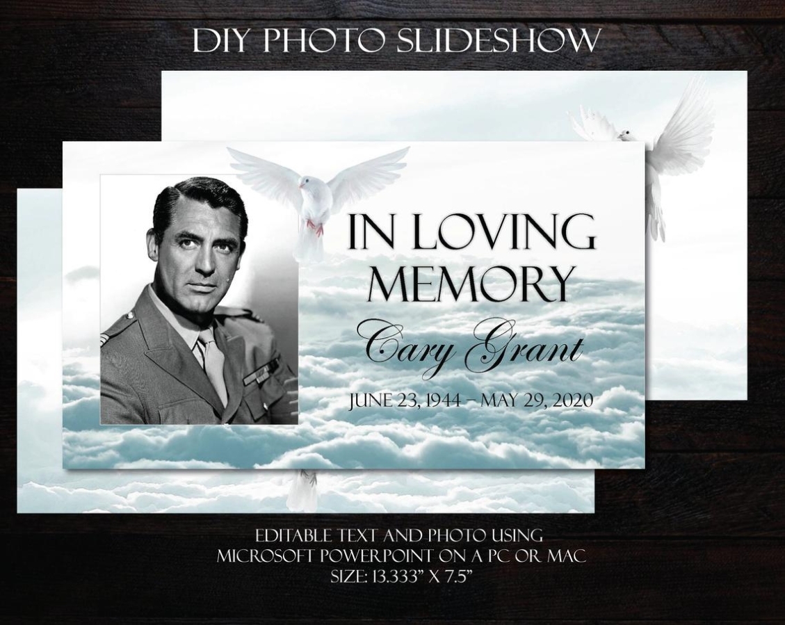 Memorial Powerpoint Slideshow Template - Funeral Design Studio Pertaining To Funeral Powerpoint Templates
