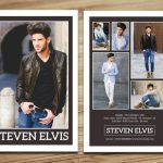 Model Comp Card Template Modeling Comp Card Fashion Card - Etsy pertaining to Download Comp Card Template