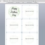 Mother'S Day Coupon Book Template In Microsoft Word | Etsy pertaining to Coupon Book Template Word