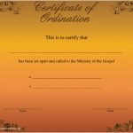 Ordination Certificate Template Download Printable Pdf | Templateroller within Free Ordination Certificate Template