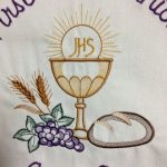 Personalized First Communion Banner With Chalice Bread Wheat - Etsy in First Holy Communion Banner Templates