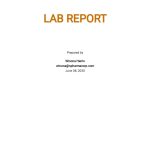 Physics Lab Report Template In Google Docs, Word | Template with Lab Report Template Word