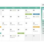 Powerpoint Calendar Template Year 2018 - Slidemodel intended for Microsoft Powerpoint Calendar Template