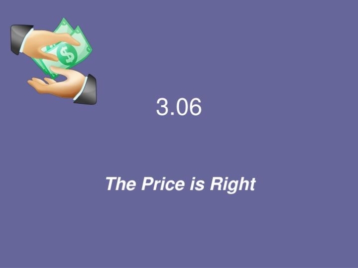 Ppt - 3.06 The Price Is Right Powerpoint Presentation, Free Download regarding Price Is Right Powerpoint Template