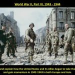 Ppt - World War Ii, Part Iii, 1943 - 1944 Powerpoint Presentation, Free Download - Id:2322485 pertaining to World War 2 Powerpoint Template