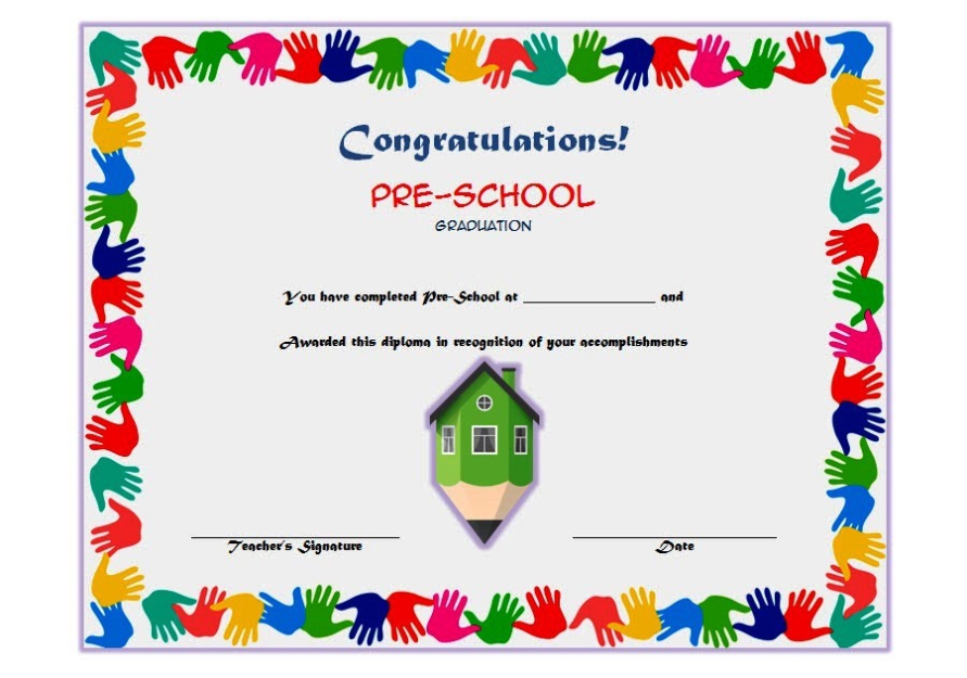 Preschool Graduation Diploma Free Printable Free Printable A To Z Pertaining To Free Printable Graduation Certificate Templates