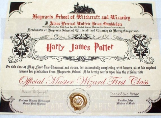 Printable Harry Potter Certificate Template | Netwise Template In Harry Potter Certificate Template