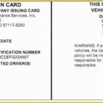 Proof Of Auto Insurance Template Free Of Fake Car Insurance Card within Proof Of Insurance Card Template