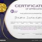 Qualification Certificate Appreciation Design Elegant Luxury Modern within Qualification Certificate Template