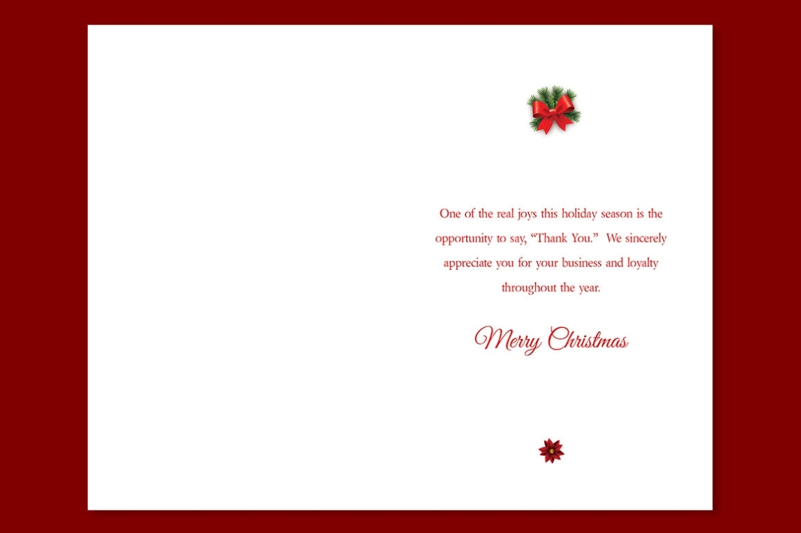Red Christmas Card Template With Regard To Christmas Card List Template