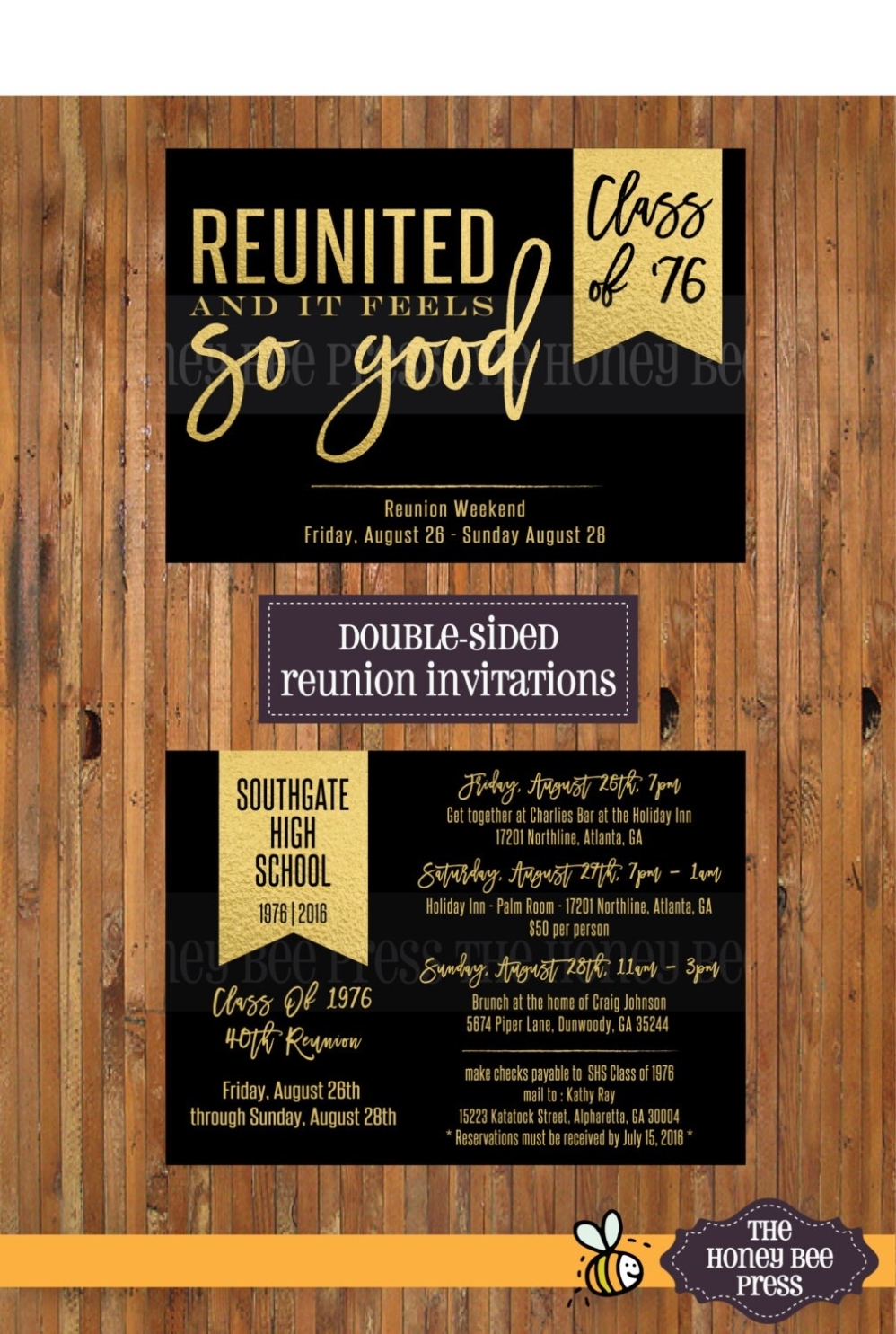 Reunited And It Feels So Good High School Reunion Invitations Within Reunion Invitation Card Templates