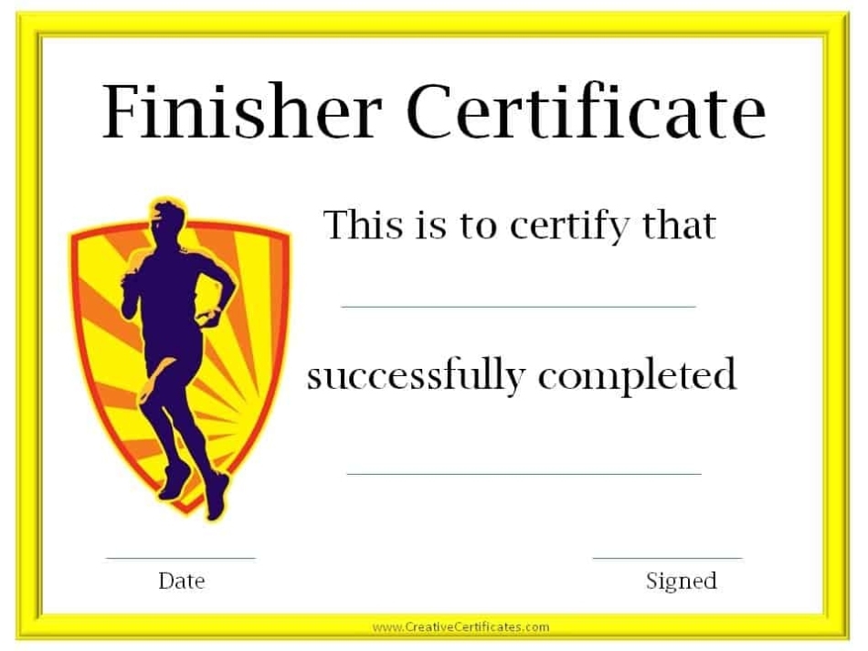 Running Certificate Templates Free & Customizable Regarding Track And Field Certificate Templates Free