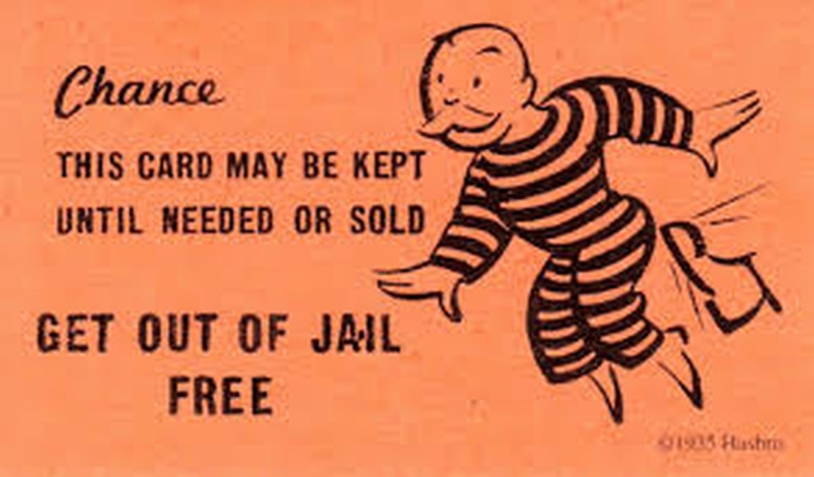 Shortage Of 'Get Out Of Jail Free' Cards Hinders Prisoner Release Intended For Get Out Of Jail Free Card Template