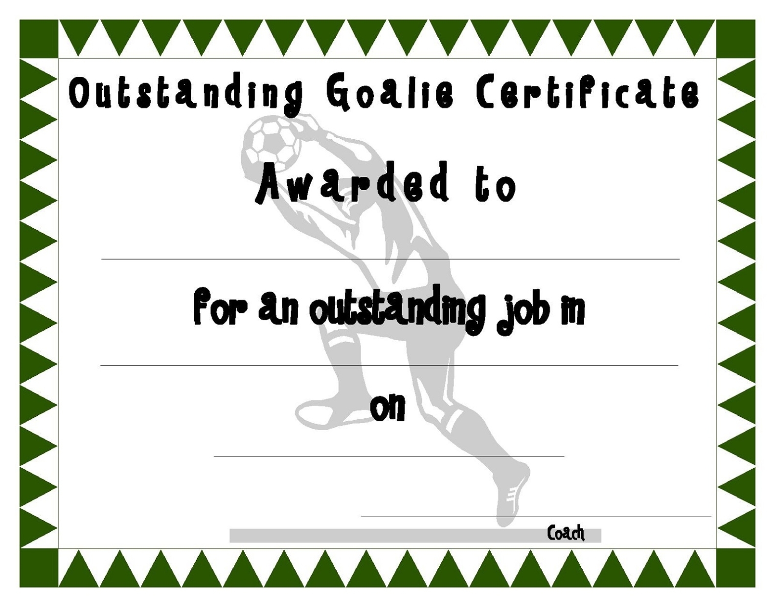 Soccer Certificate Templates | Activity Shelter Pertaining To Soccer Certificate Template